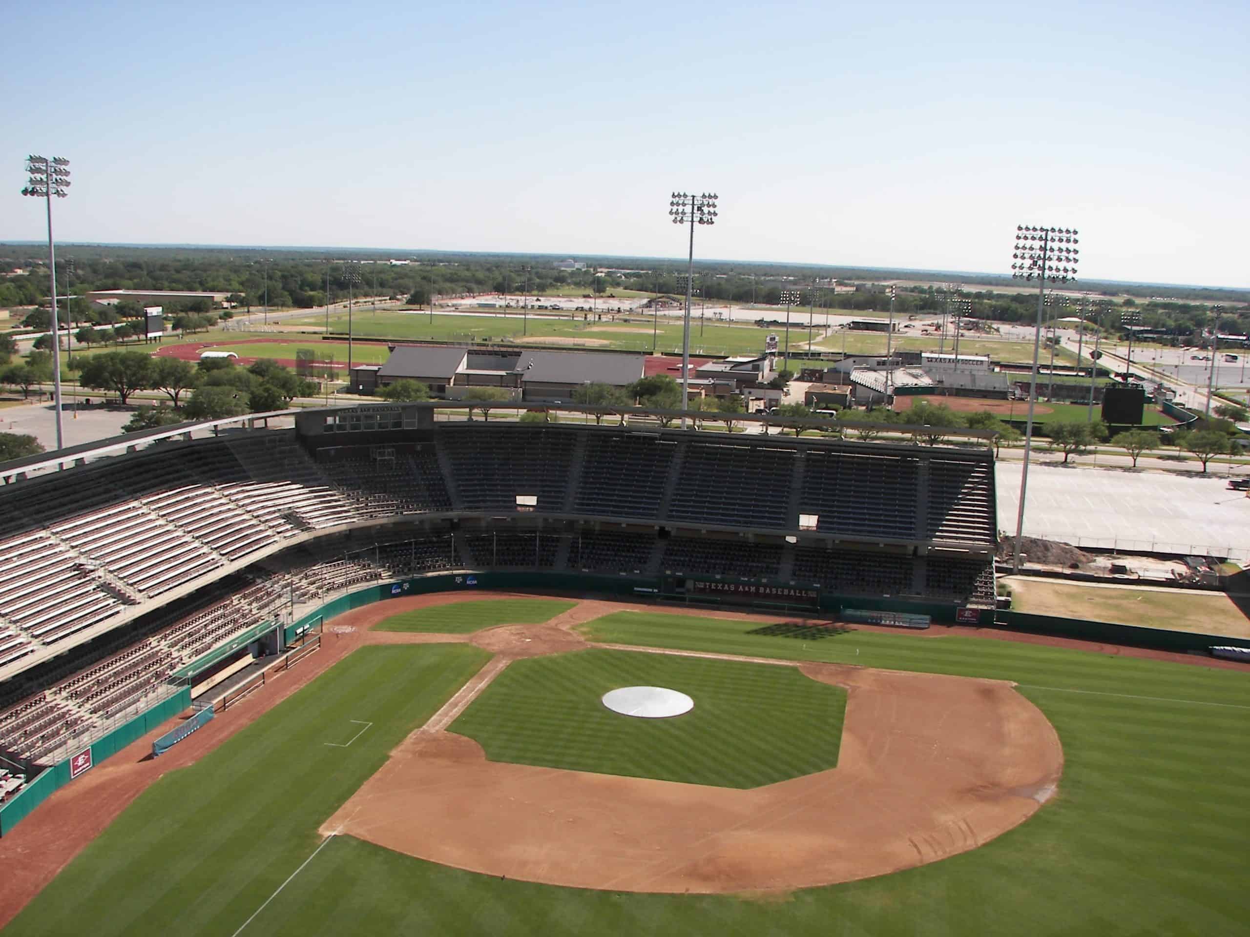 Our Texas-Wide Electrical Portfolio: TAMU Olsen Field at BlueBell Park, 2012